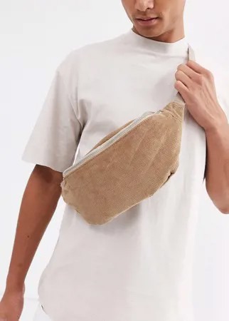 Коричневая сумка-кошелек на пояс ASOS DESIGN-Коричневый