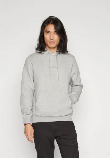 Толстовка Tommy Hilfiger TIPPED HOODY LOGO, цвет light grey heather