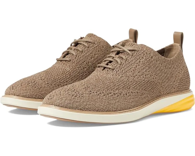 Оксфорды Cole Haan Grand Evolution Stitchlite Oxford, цвет Irish Coffee/Gold Fusion/Birch