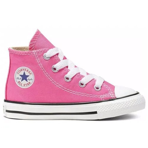 Детские кеды Converse (конверс) Chuck Taylor All Star 7J234 розовые (25)