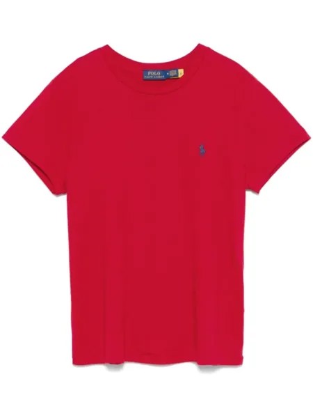 Polo Ralph Lauren футболка с вышивкой Polo Pony, красный