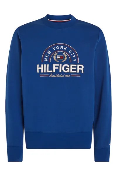 Толстовка с вышитым логотипом Tommy Hilfiger, синий