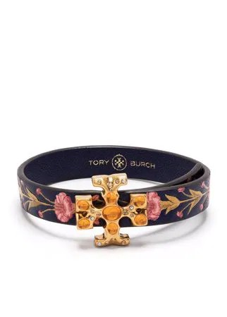 Tory Burch браслет Roxanne с цветочным принтом