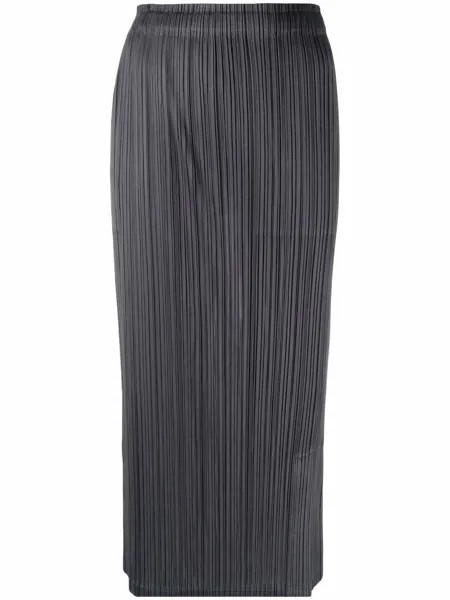 Pleats Please Issey Miyake плиссированная юбка миди