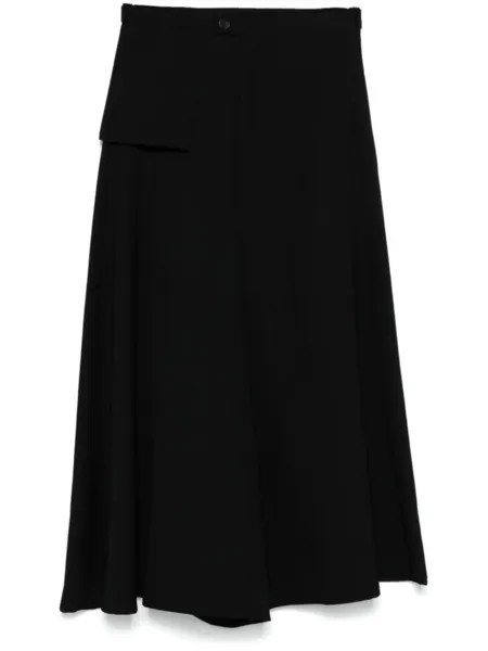 Yohji Yamamoto брюки с заниженным шаговым швом, черный
