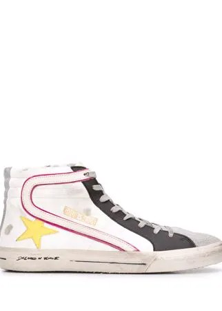 Golden Goose высокие кеды Slide