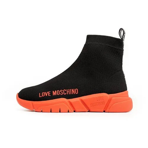 Ботинок чулок с неоновой подошвой и логотипом LOVE MOSCHINO RU 36.5-37 / EU 37 / 37