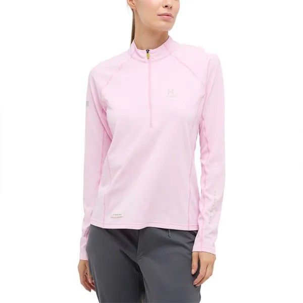 Спортивная толстовка Haglöfs L.I.M Tempo Trail Half Zip, розовый