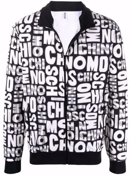 Moschino спортивная куртка с графичным принтом