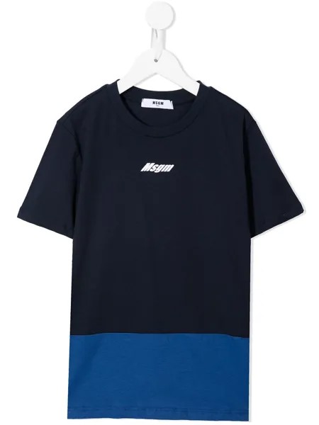 MSGM Kids футболка с логотипом