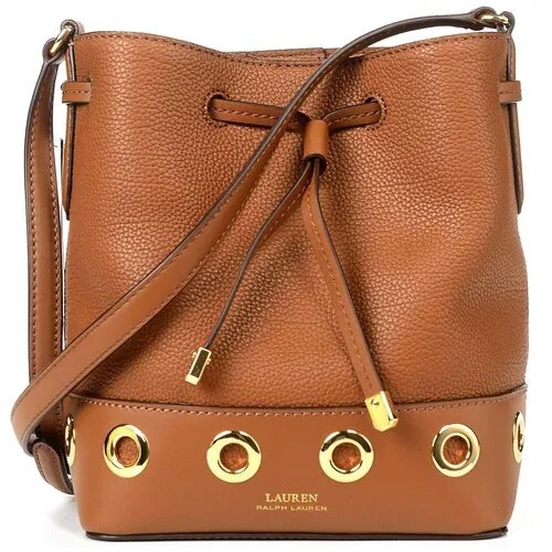 Сумка-клатч женская Lauren Ralph Lauren LR431758013002 brown drawstring