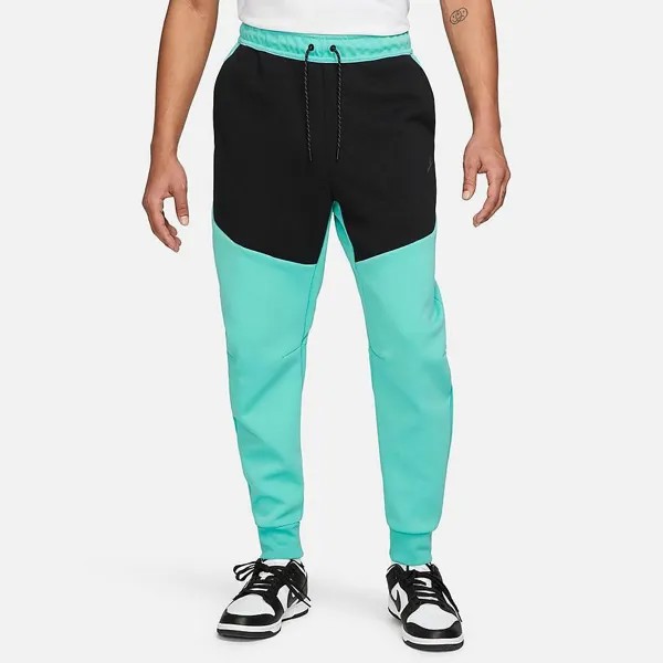 Мужские спортивные штаны из флиса Nike Tech, темно-бирюзовые, черные CU4495-392