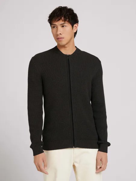 Кардиган мужской TOM TAILOR 1028395 черный XL