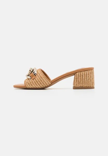 Высокие мюли SANTANA Steve Madden, цвет beige