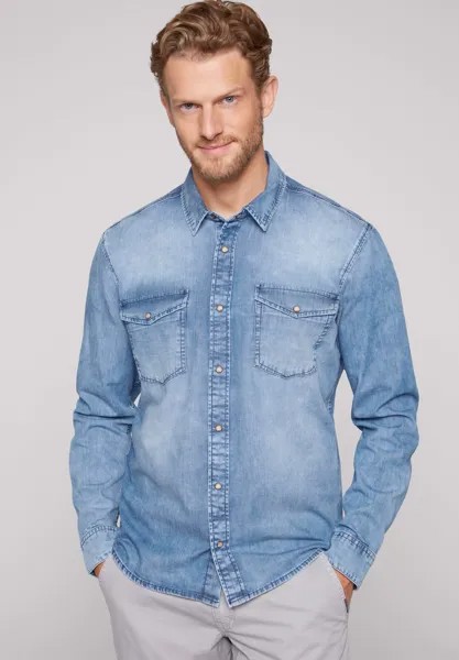 Рубашка MIT KLAPPENTASCHEN Camp David, цвет light blue bleached
