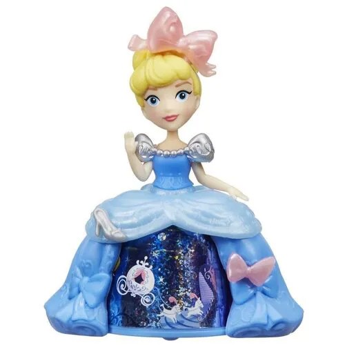 Кукла Hasbro Disney Princess Маленькое королевство Золушка в волшебном платье, 8 см, B8965