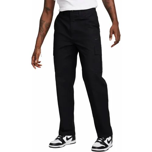 Брюки спортивные NIKE Club Cargo Pants, размер 36-32, чёрный