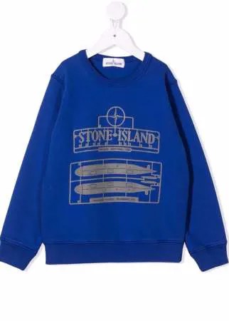 Stone Island Junior толстовка с логотипом