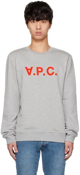 Серый свитшот VPC A.P.C.