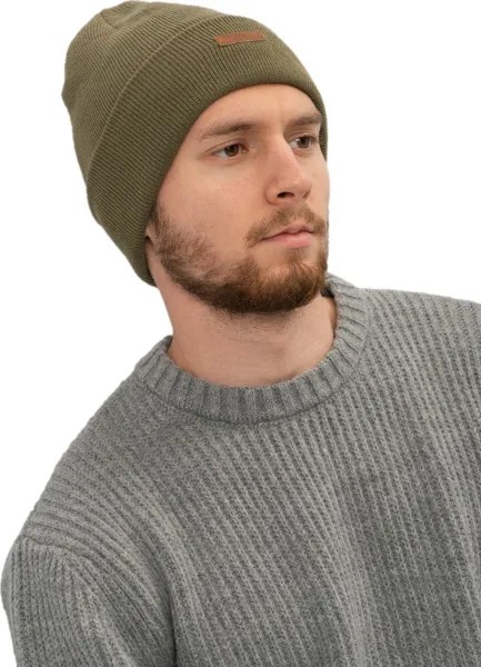 Шапка бини унисекс Lee Cooper Beanie, зеленый