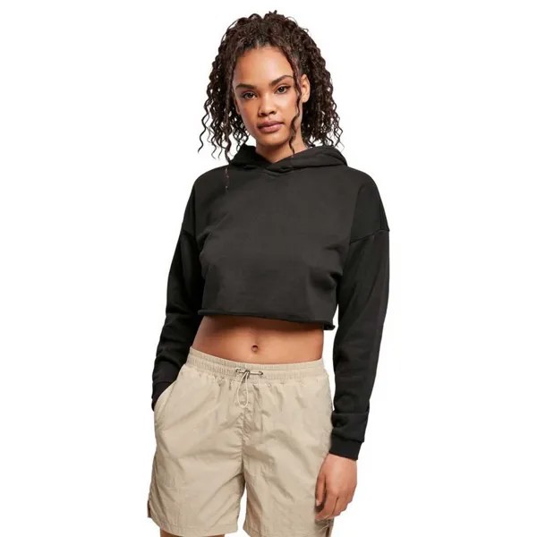 Худи Urban Classics Oversized Cropped, черный