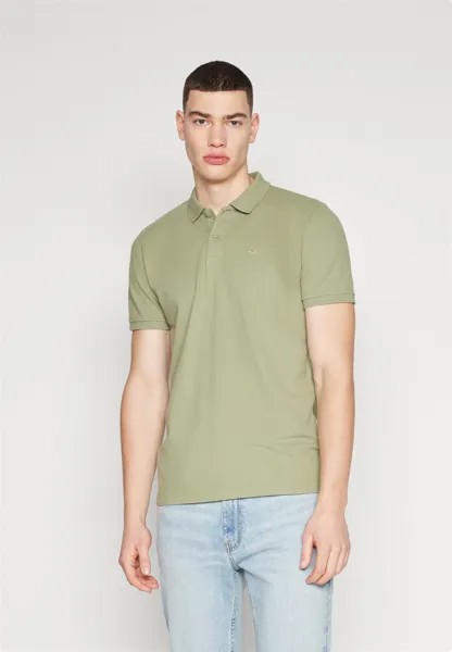 Рубашка поло Hollister Co., зеленый