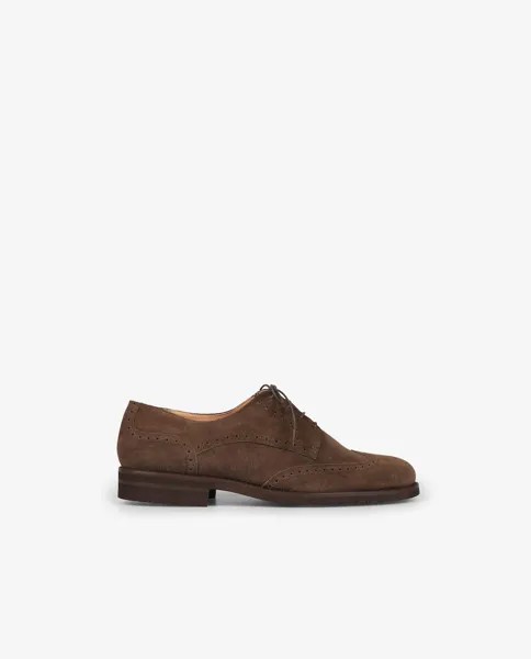 Мужские коричневые кожаные туфли на шнуровке Scalpers, коричневый