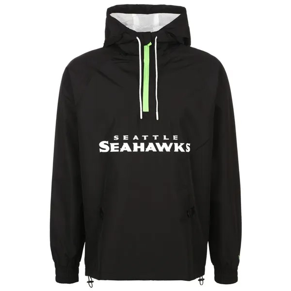 Спортивная куртка NEW ERA Windbreaker NFL Overlap Logo Seattle Seahawks, черный