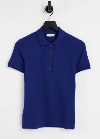 Синяя классическая футболка-поло Lacoste-Голубой