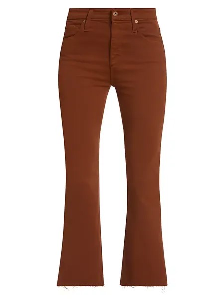 Укороченные джинсы Farrah Bootcut Ag Jeans, цвет spiced maple