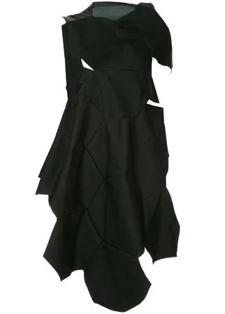 Comme Des Garçons Pre-Owned платье асимметричного кроя с прорезями