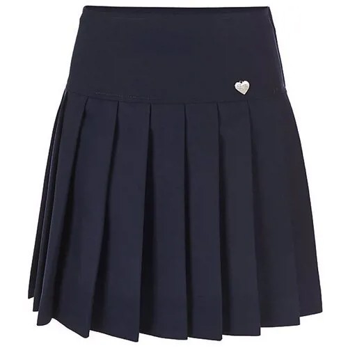 Школьная юбка Button Blue, размер 170, синий
