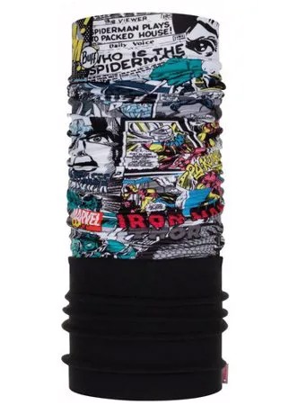 Шарф-труба Buff Super Heroes Polar Comic Pop Power, размер one size, черный, красный