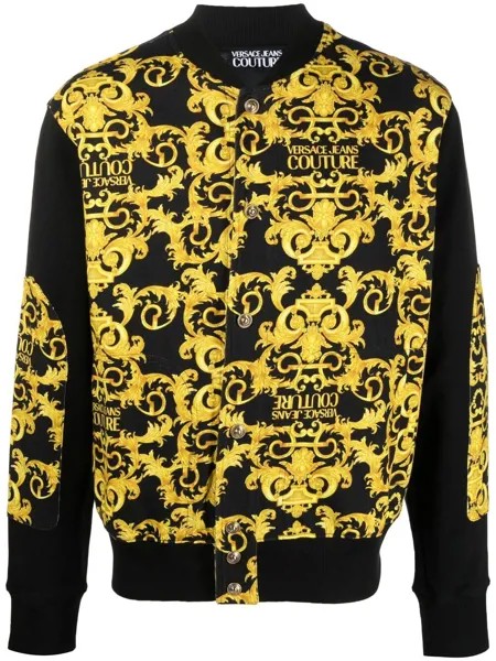 Versace Jeans Couture бомбер с принтом Barocco