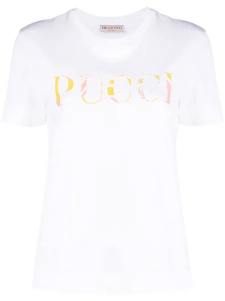 Emilio Pucci футболка с абстрактным принтом