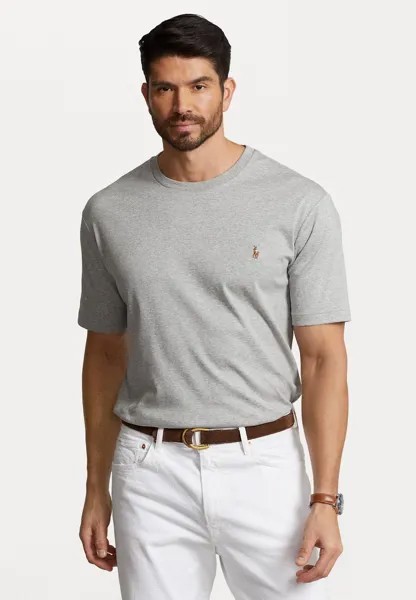 Базовая футболка КОРОТКИЙ РУКАВ Polo Ralph Lauren Big & Tall, Andover Heather