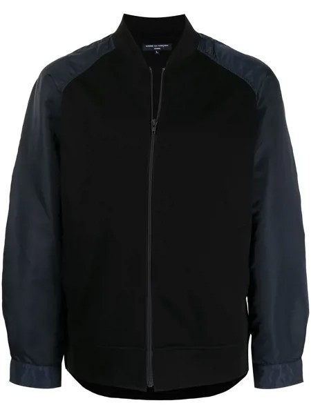 Comme Des Garçons Homme бомбер с контрастными рукавами