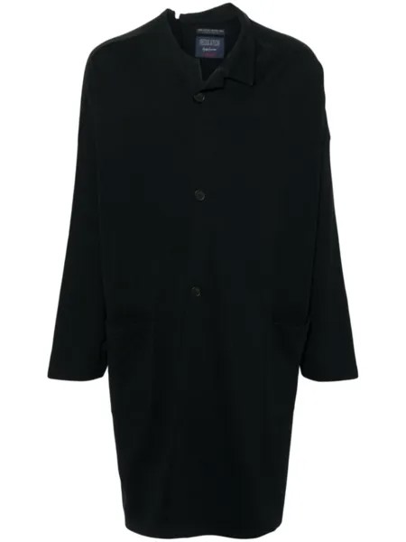Yohji Yamamoto пальто с приспущенными плечами, черный