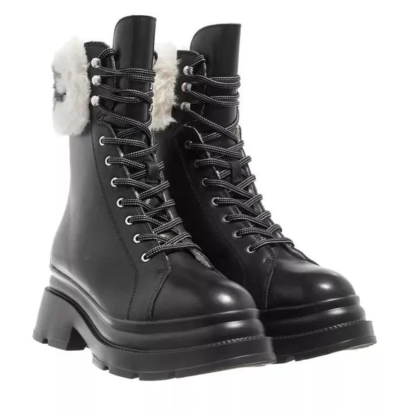 Сапоги danton kollar lace hi boot black Karl Lagerfeld, черный