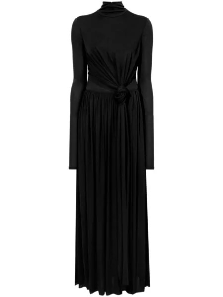 Proenza Schouler платье макси с запахом, черный