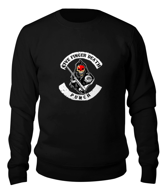 Свитшот унисекс Printio Five finger death punch черный S