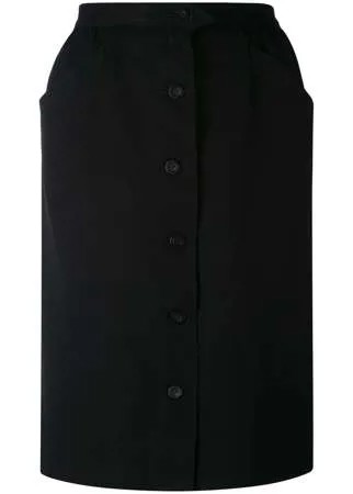 Yves Saint Laurent Pre-Owned юбка с пуговицами