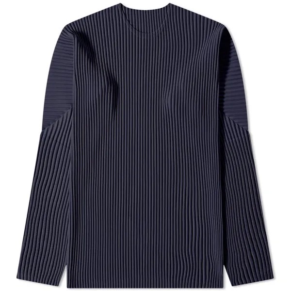 Футболка Homme Plissé Issey Miyake Long Sleeve Pleated Tee
