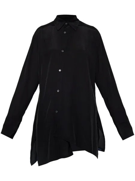 Yohji Yamamoto асимметричная блузка, черный