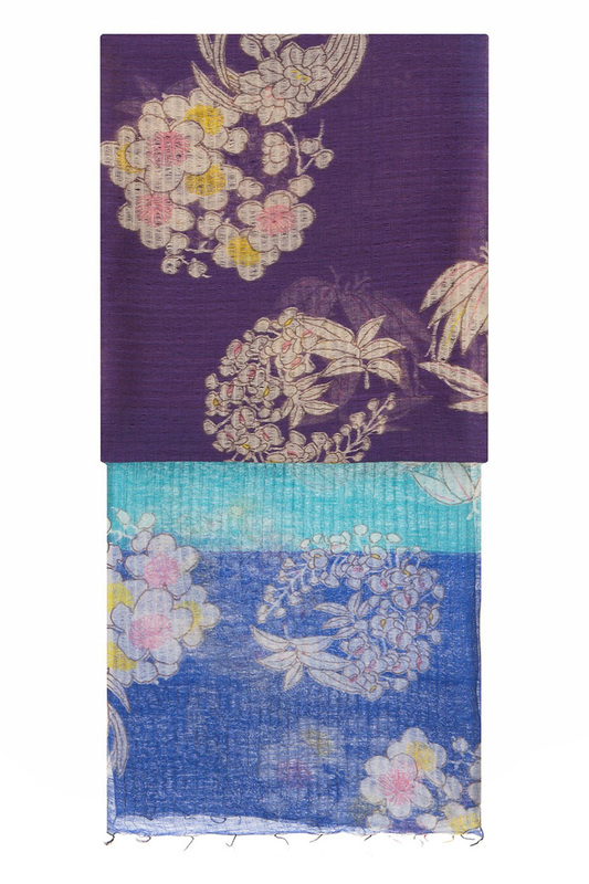 Палантин женский Michel Katana GIFT_SW-KAWAI/BLUE фиолетовый