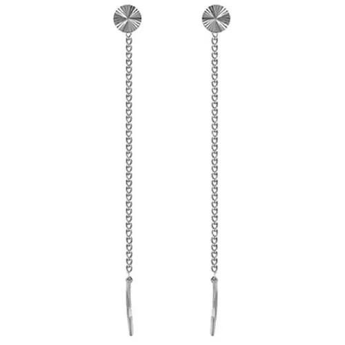 Серьги Золотой Меркурий, серебро, 925 проба