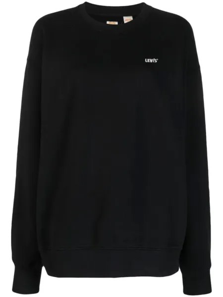 Levi's джемпер с вышитым логотипом, черный
