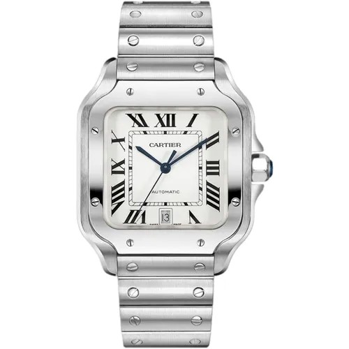 Наручные часы Cartier, серебряный