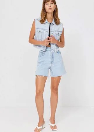 Stradivarius Укороченный Джинсовый Жилет Деним M