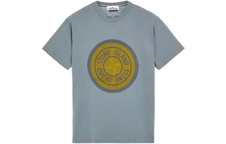 Футболка унисекс синяя Stone Island, синий